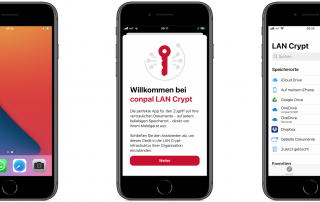 Screenshot conpal LAN Crypt ür iOS V1