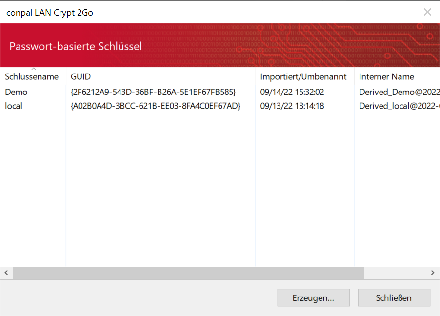 conpal-LAN-Crypt-2Go-Key-Ring conpal LAN Crypt 2Go Key Ring Dialog