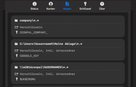 conpal LAN Crypt Screenshot macOS